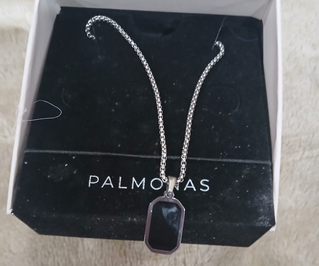 Customer photo review of Shadow Octane Necklace