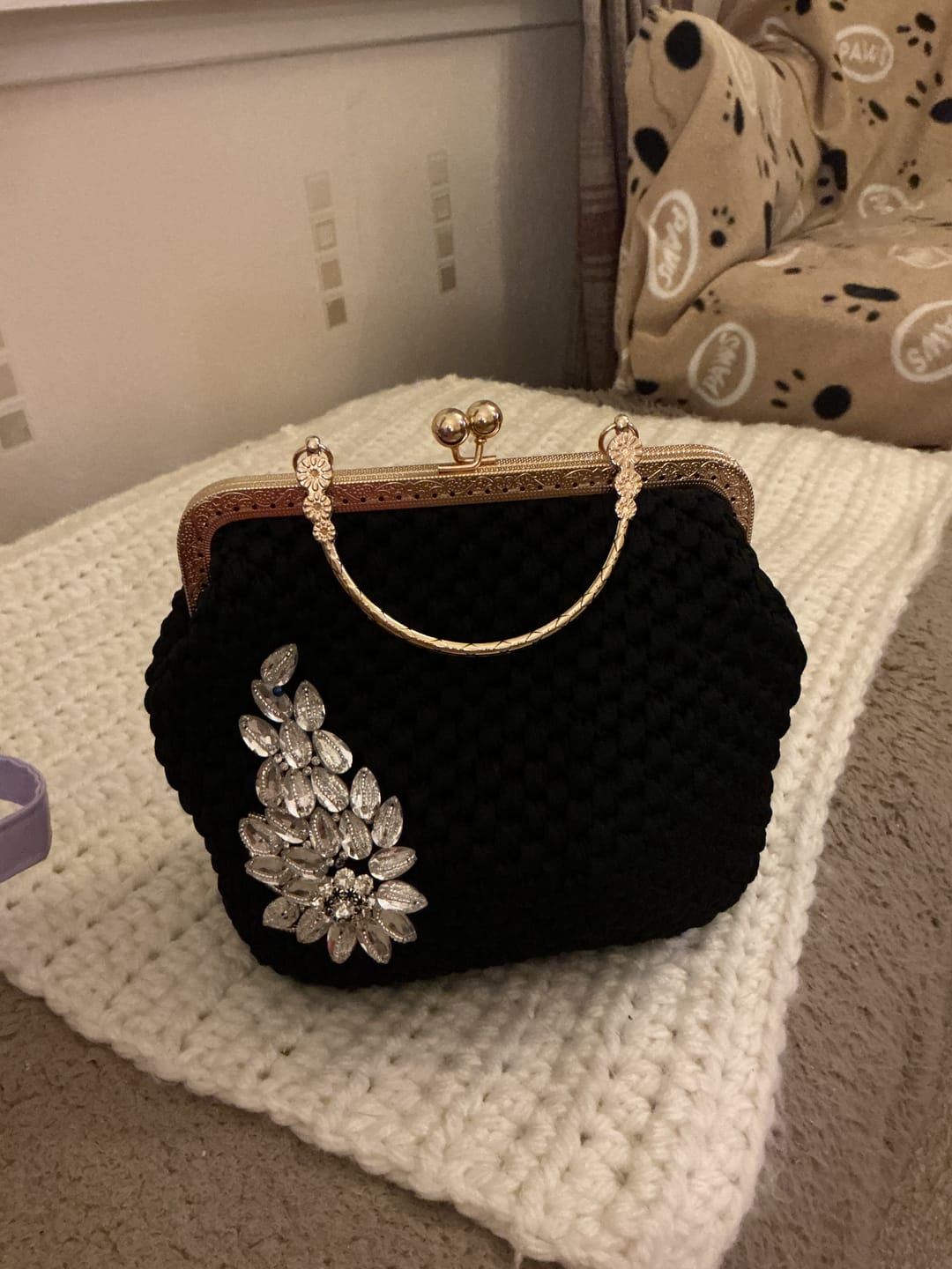 Customer photo review of CrochetPark™ Lotus Handbag DIY KIT