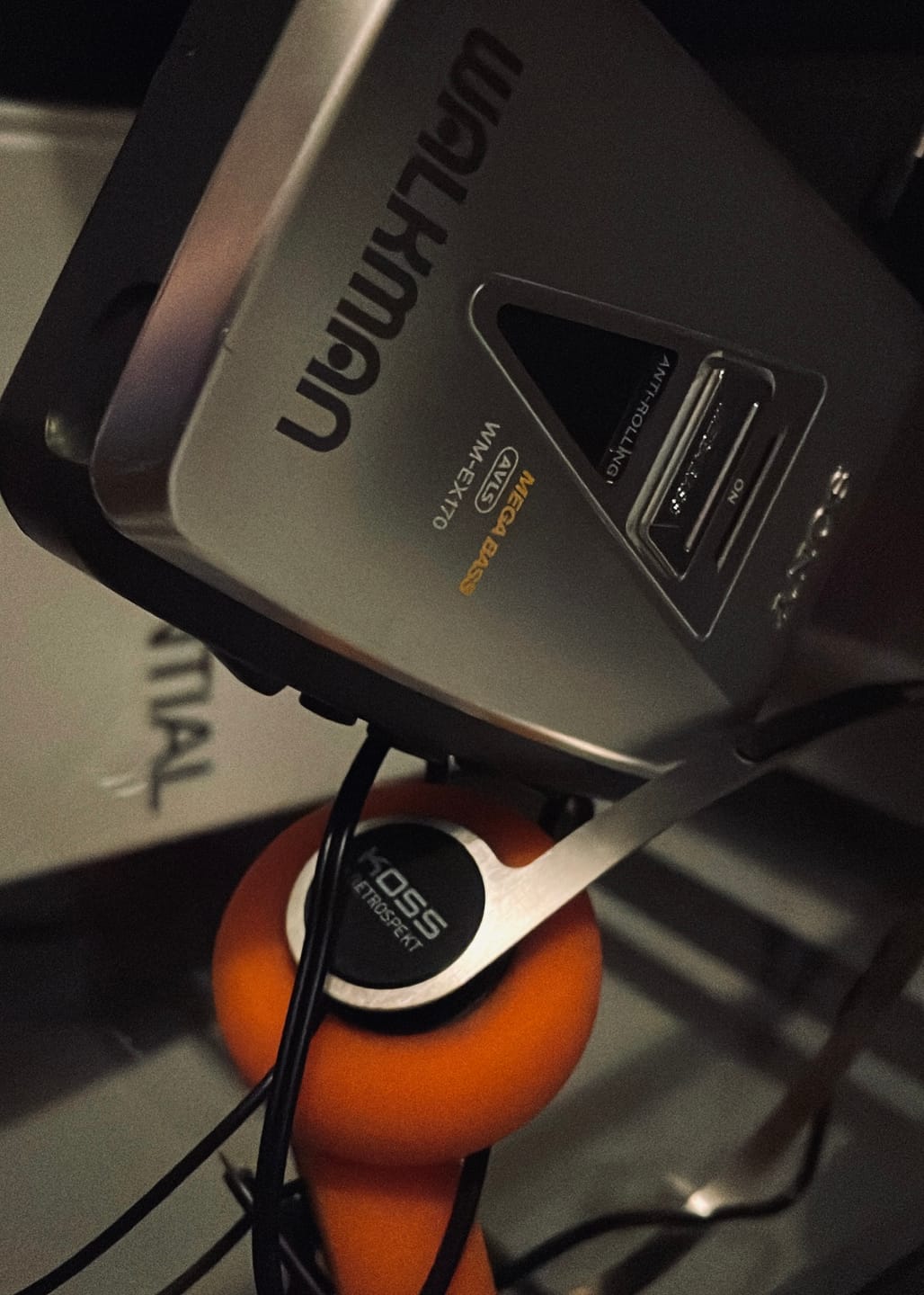Customer photo review of Koss x Retrospekt P/21 Retro Orange Foam On-Ear Headphones