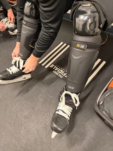 Customer photo review of ZSG-PRO HOCKEY REFEREE SHIN GUARDS