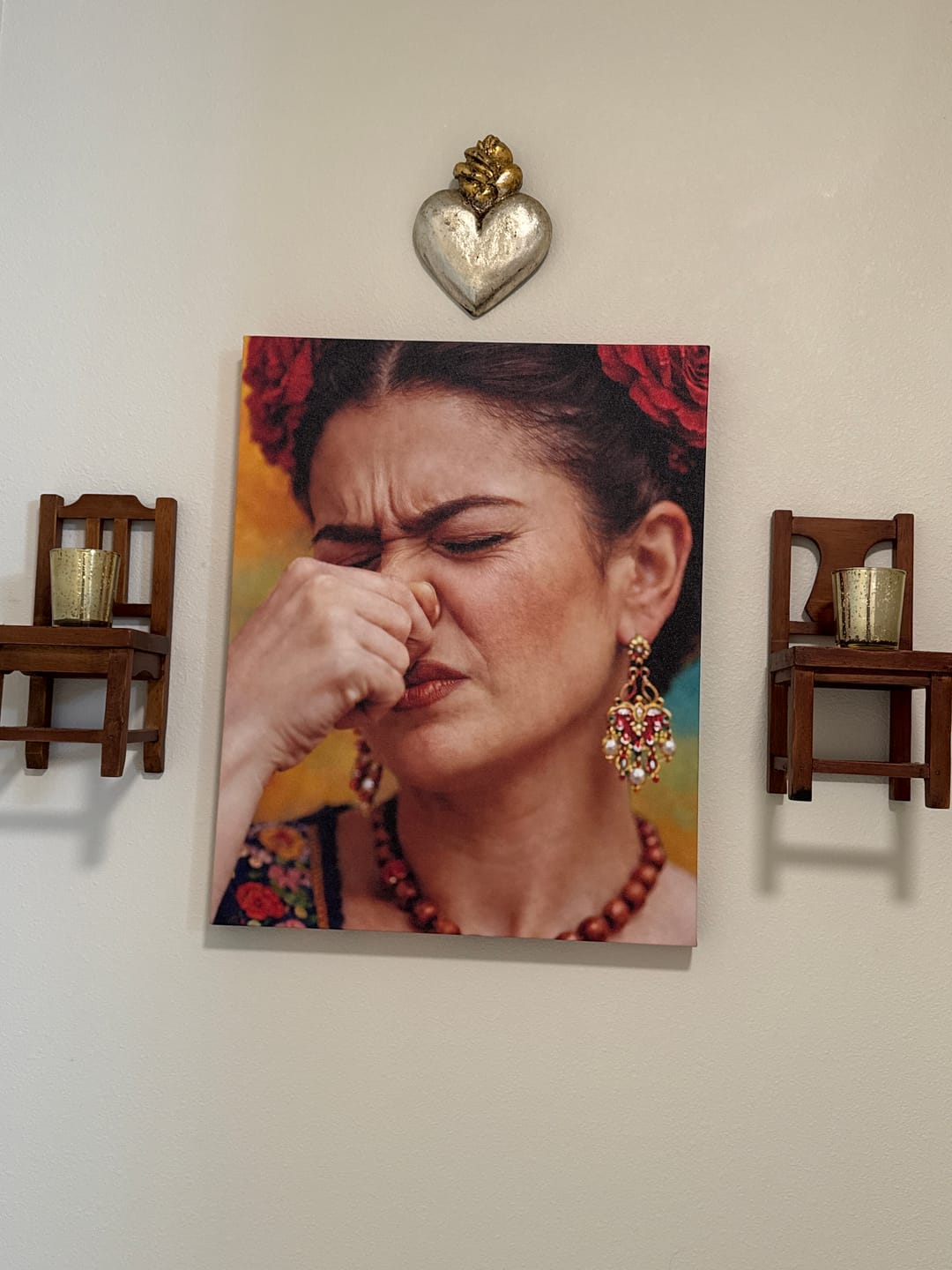 Customer photo review of La Artista Full Color Guacala Canvas Print 16" * 20"