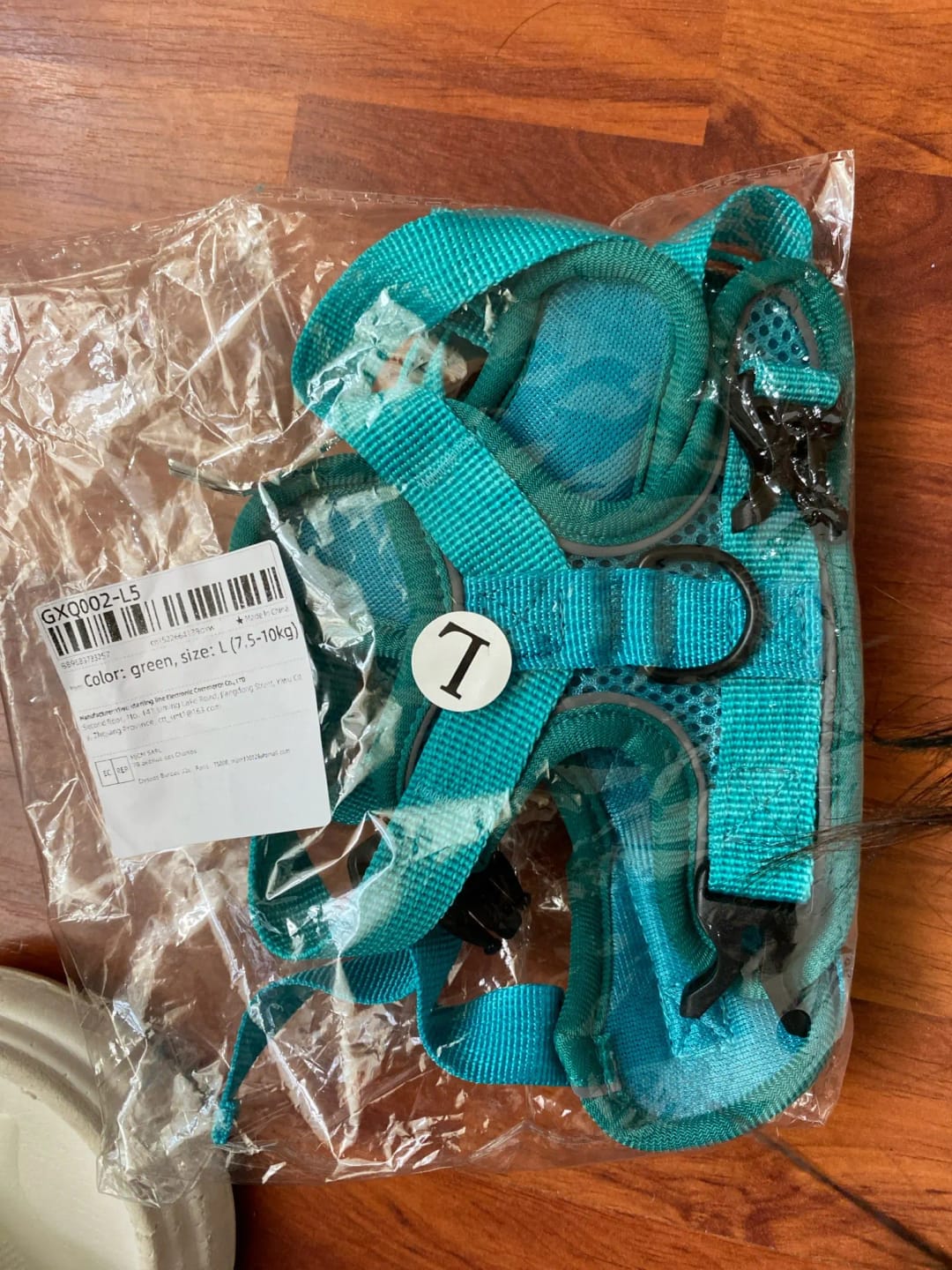 Customer photo review of Harness and Leash Set for Small Dog and Cat