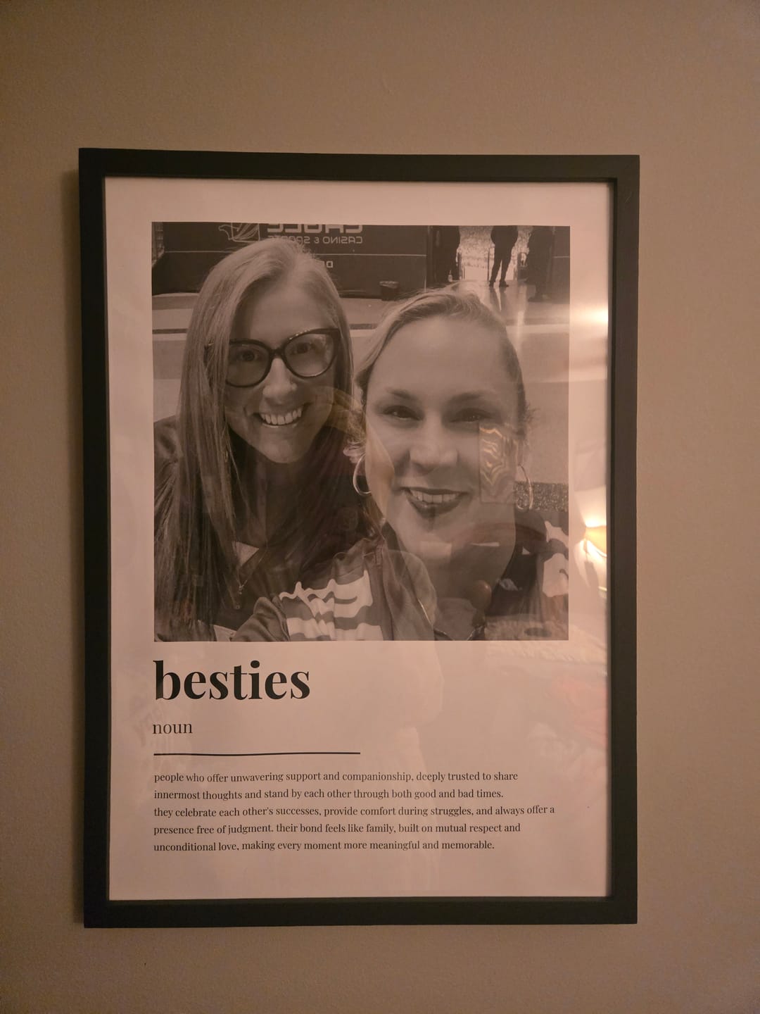 Customer photo review of Personalised Friendship Definition Photo Print