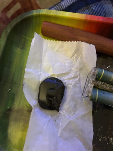 Customer photo review of THCA Moroccan Hash