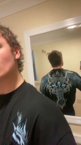 Customer photo review of Sephiroth Oversized T-shirt [PULSE]