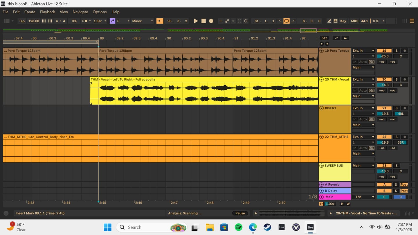 Customer photo review of 909 Bars - Male rap Tech House Vocal Sample Pack - Royalty Free