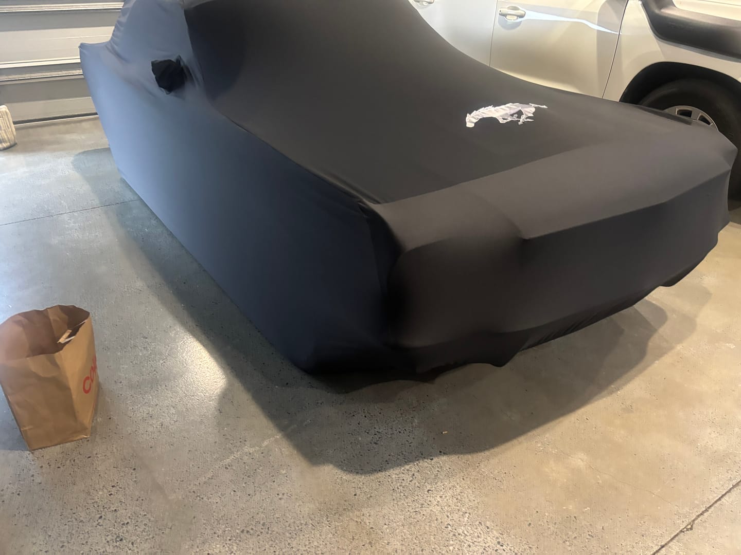 Customer photo review of 1964-1968 Ford Mustang Hardtop & Conv 2 mirrors Purfit Indoor Custom Car Cover