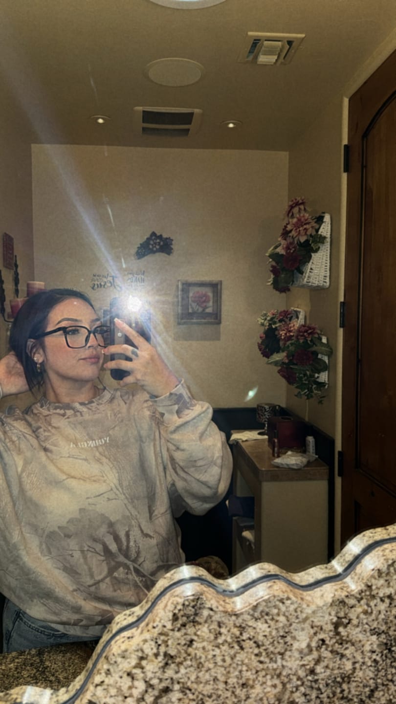 Customer photo review of 5206 - Tree Camo Collection - Crewnecks