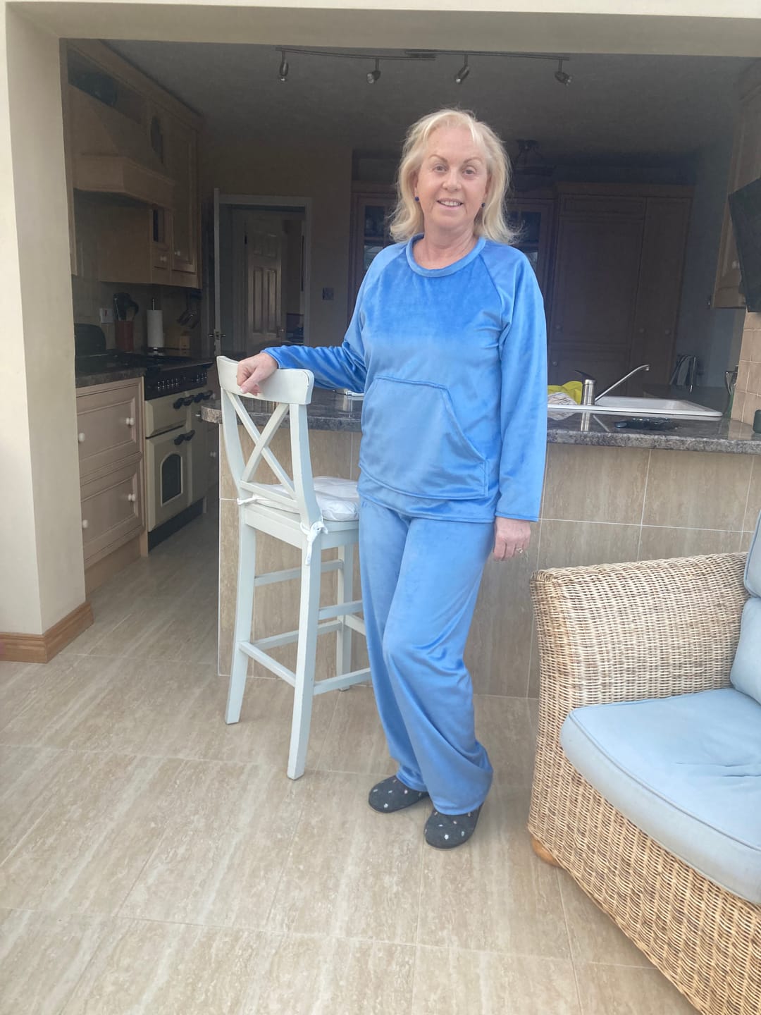 Customer photo review of Plain Microfibre Fleece Fabric