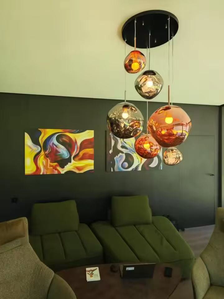 Customer photo review of WOMO Melt Hanging Lava Lamp-WM2043