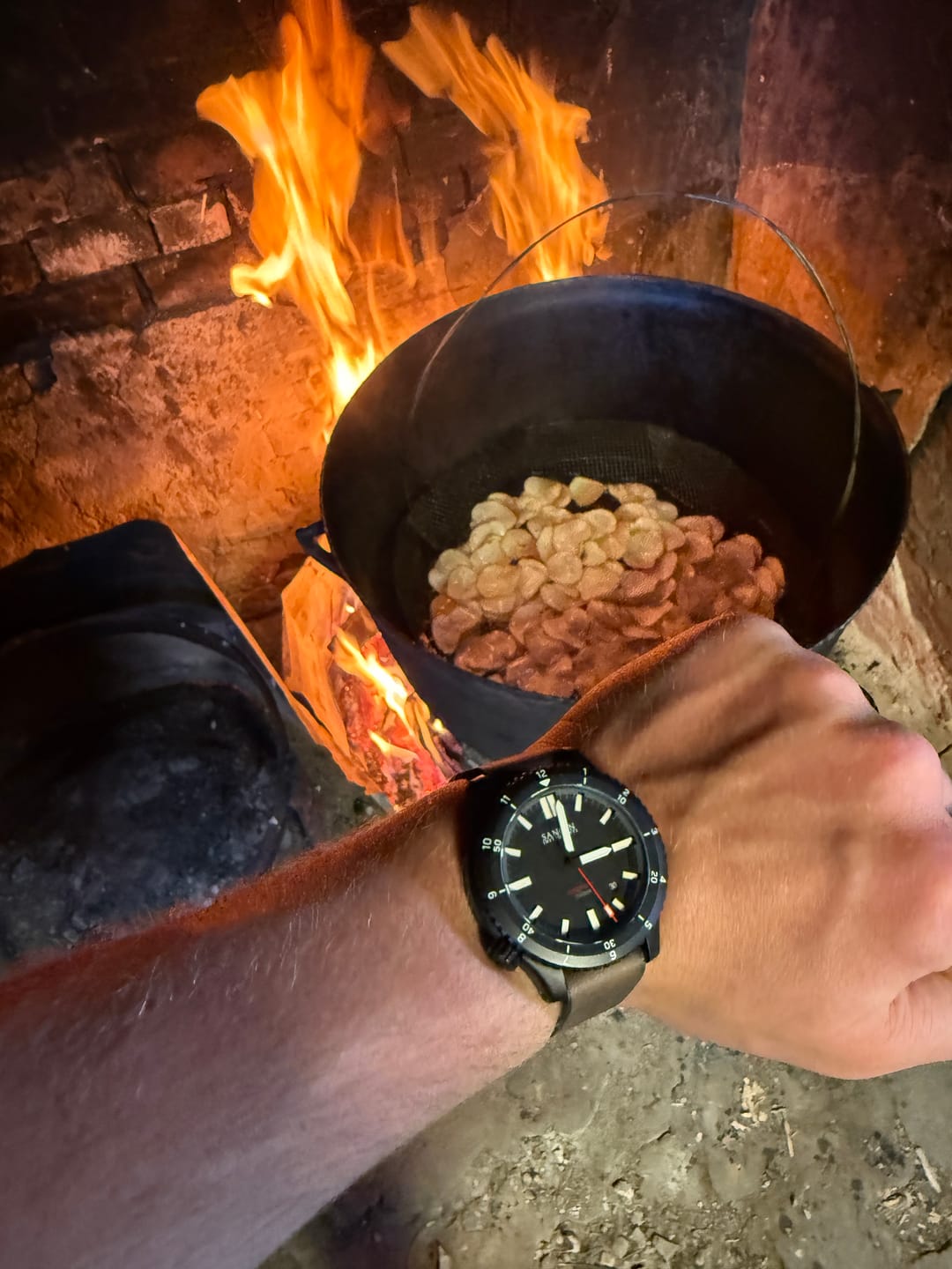 Customer photo review of W.O.E. Leather Single Pass Strap