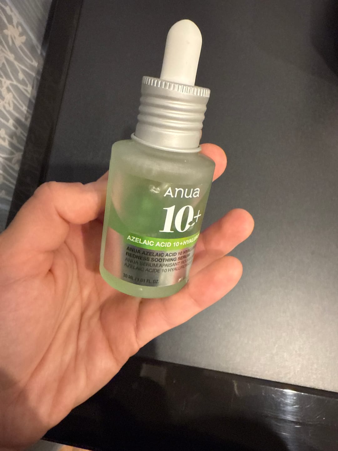 Customer photo review of Serums ar azelaīnskābi Anua Azelaic Acid 10 Hyaluron Redness Soothing Serum