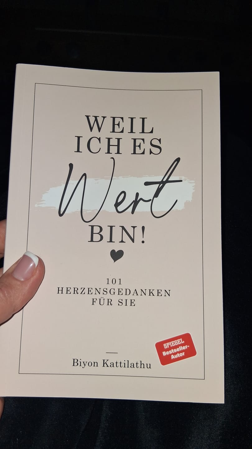 Customer photo review of Weil ich es wert bin! - 101 Herzensgedanken für sie