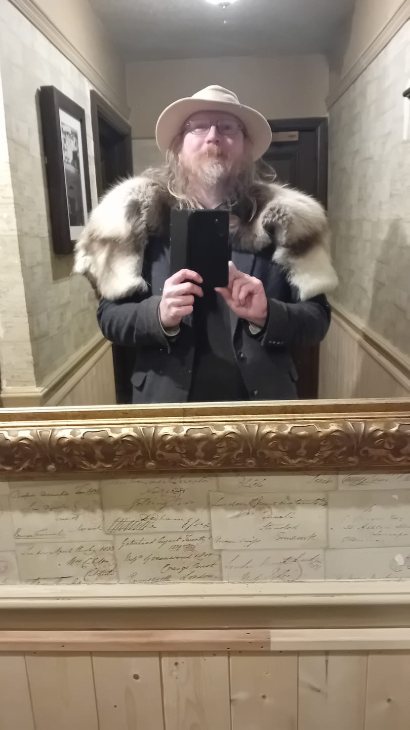 Customer photo review of Reindeer Hide Mantle