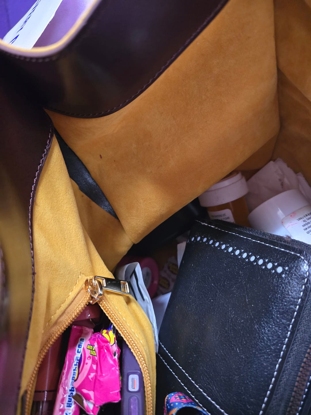 Customer photo review of Mahogany Tote Bag