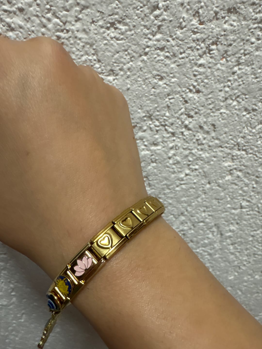 Customer photo review of Charm Flor Rosa