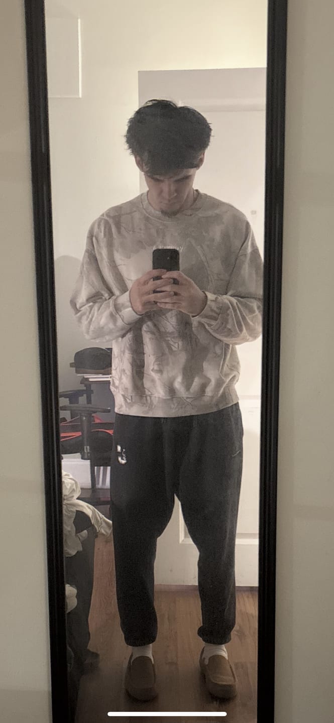 Customer photo review of 5206 - Tree Camo Collection - Crewnecks