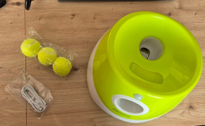 Customer photo review of Jirah Automatic Dog Ball Launcher™