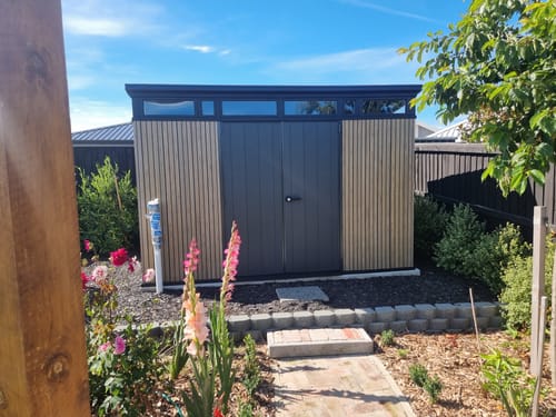 Customer photo review of Venetian Shed 11x7 Brown 3.42m x 2.16m - Signature Collection