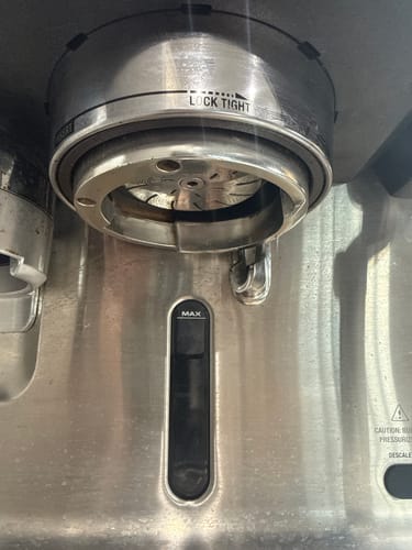 Customer photo review of High Diffusion Espresso Shower Screen - Breville