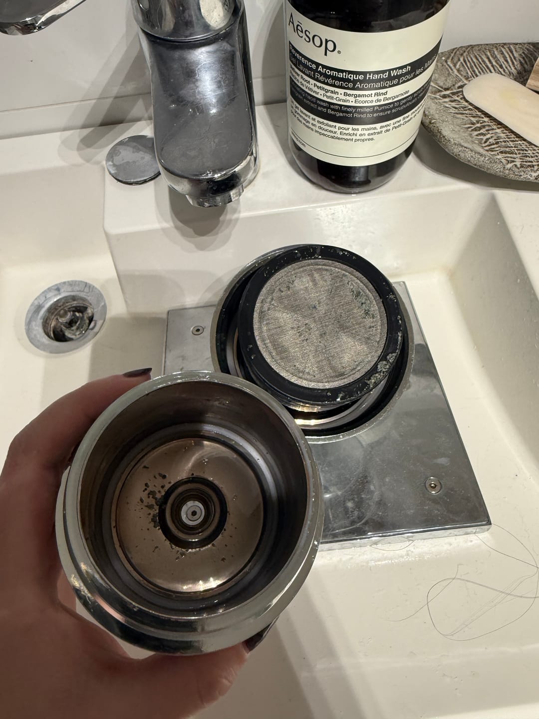 Customer photo review of Shower Purifier Filter Refill