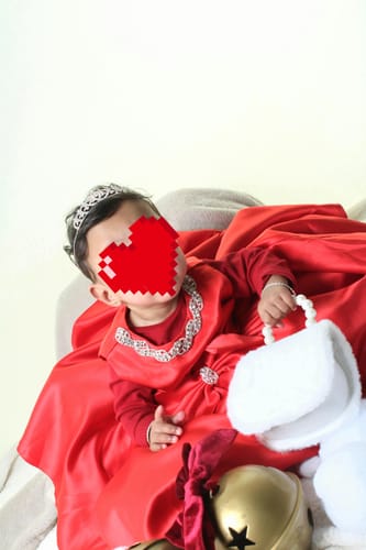 Customer photo review of Girl Christmas Dress Baby Girl Easter Dress Princess Dress Bow-knot Puffy Dress Birthday Party Dress