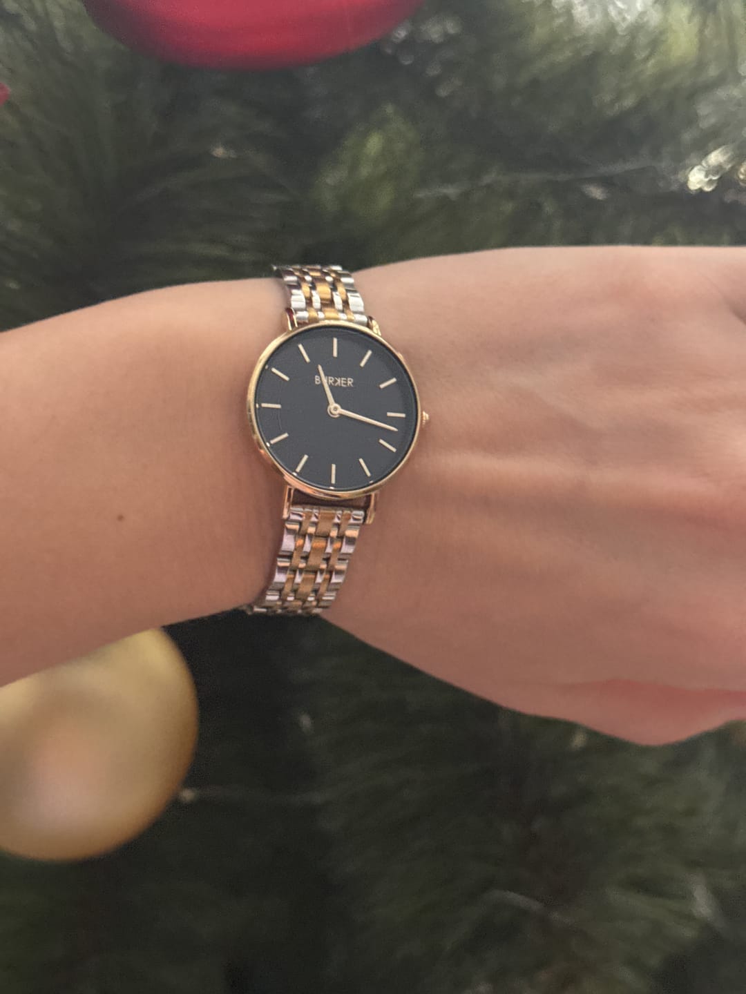 Customer photo review of Ruby Petite Black Gold Silver