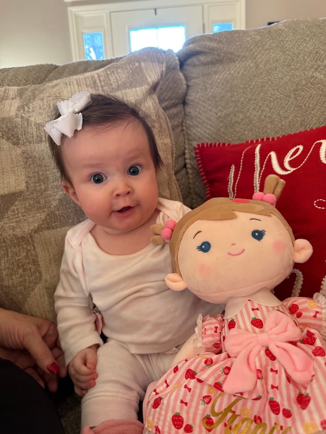 Customer photo review of Personalized Strawberry Girl