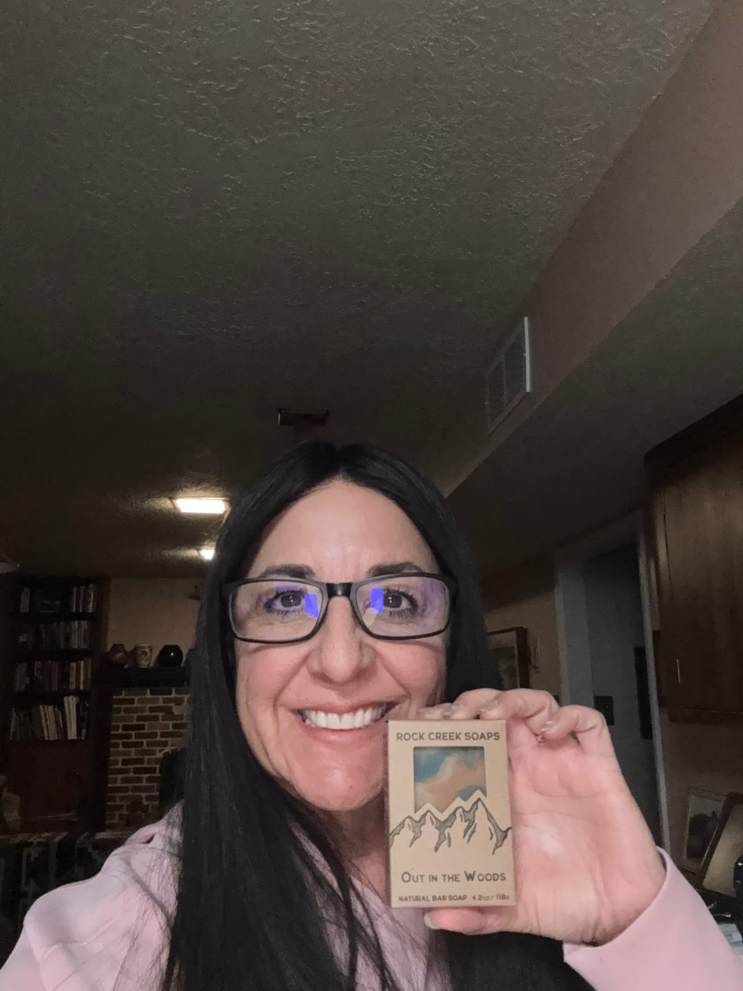 Customer photo review of STARRY NIGHT SOAP | Sandalwood, Wild Currants, & Vanilla