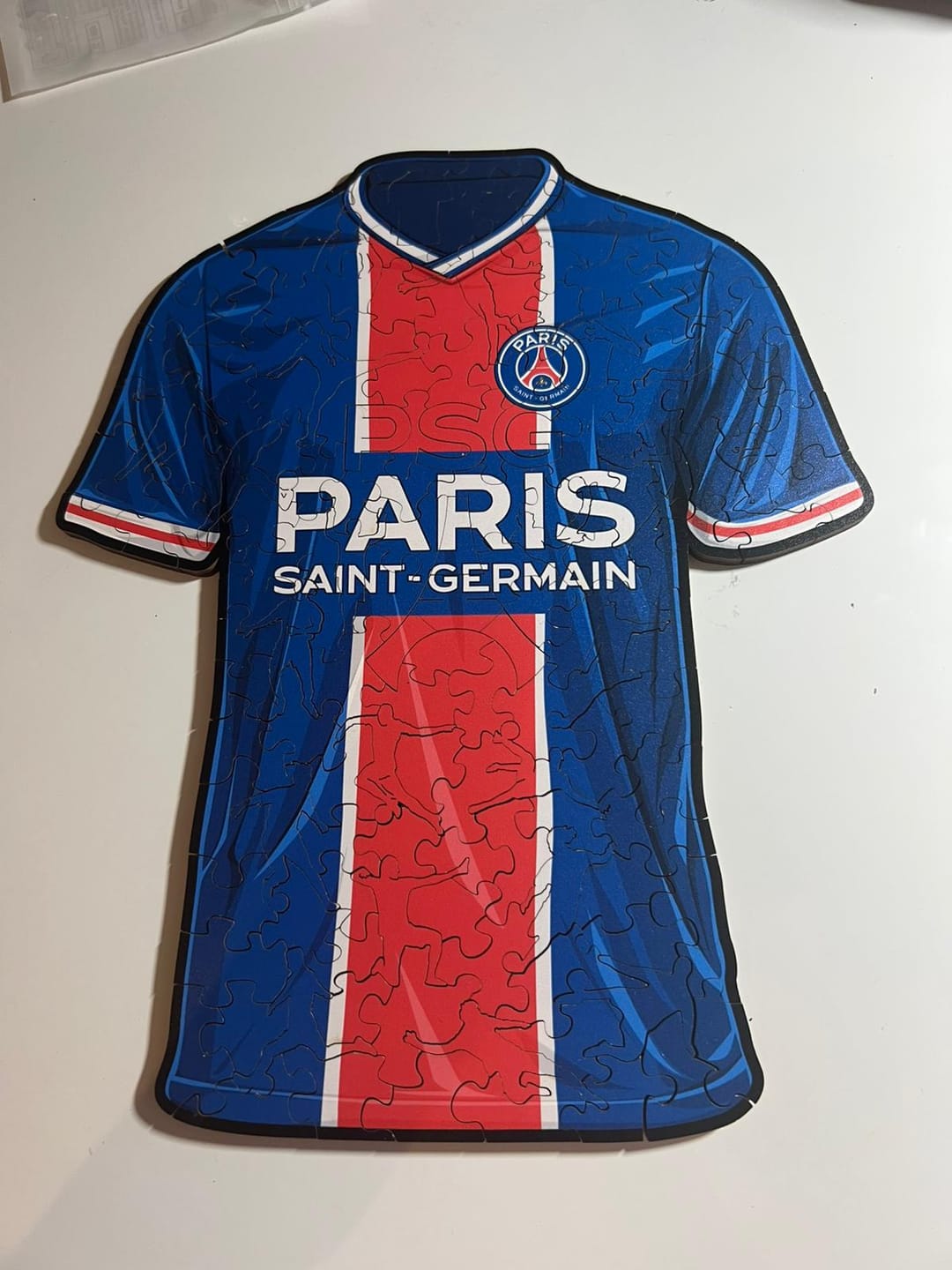 Customer photo review of Maillot Paris Saint-Germain® - Puzzle en Bois