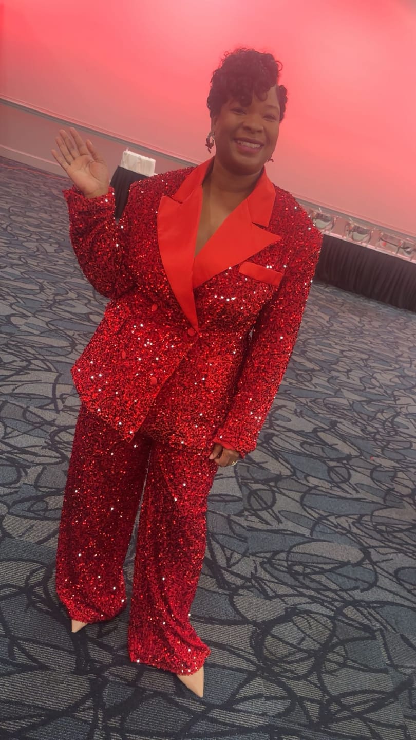 Customer photo review of ROUGE BLAZER SET