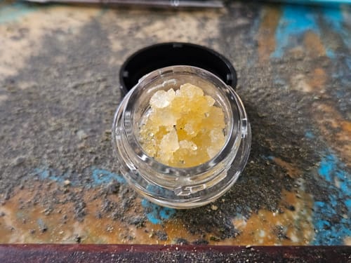 Customer photo review of Live Resin THCa Diamonds