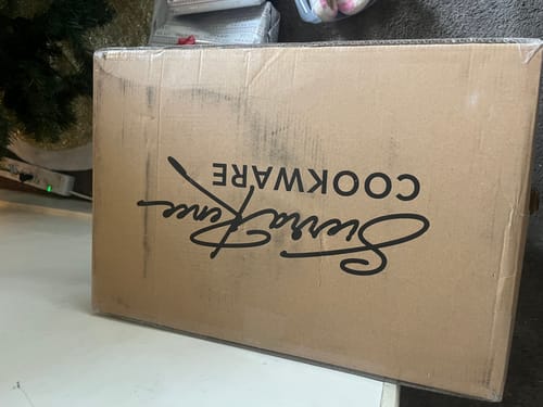 Customer photo review of 12” Searing Grill Pan