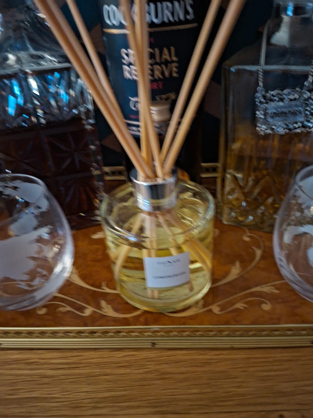 Customer photo review of Lemongrass Reed Diffuser