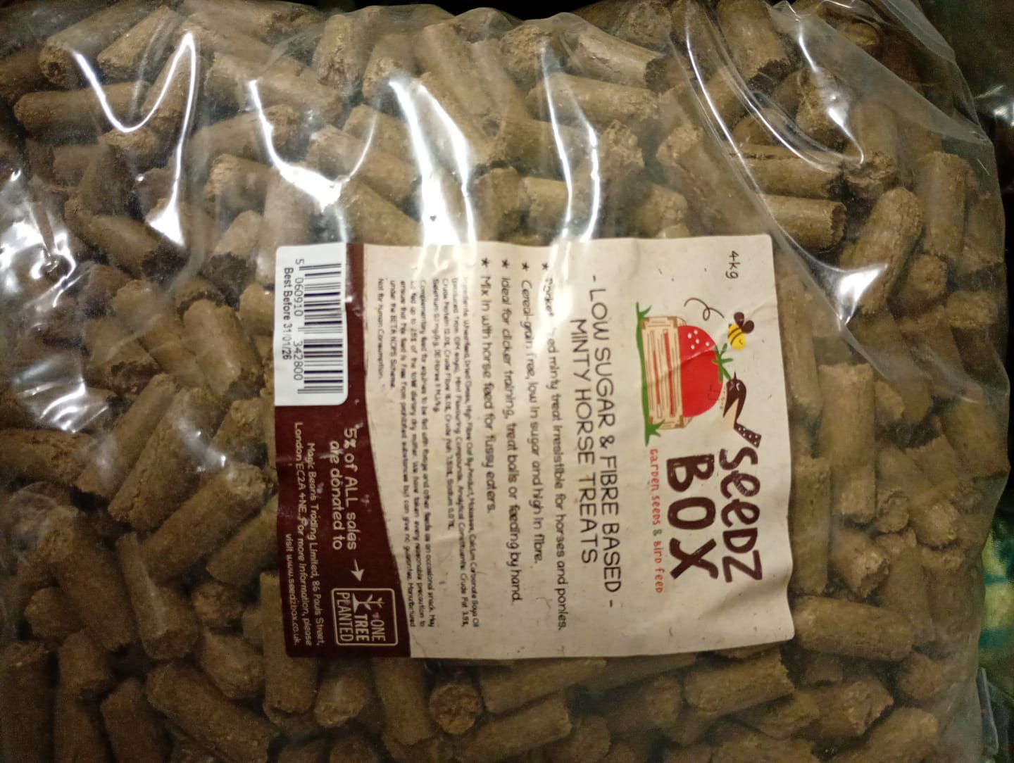 Customer photo review of Horse Treats - Minty Flavour