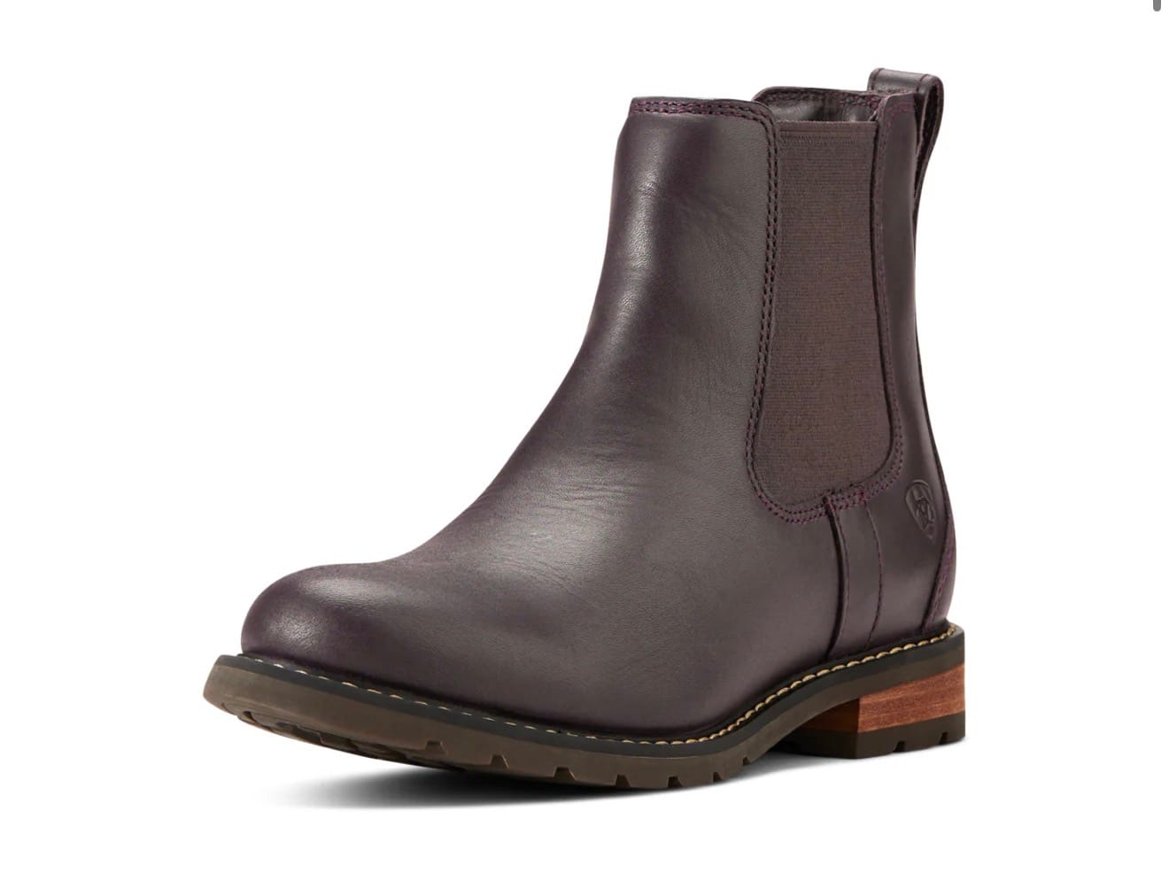 Customer photo review of Ariat Ladies Wexford Waterproof Chelsea Cordovan Boot 10024996