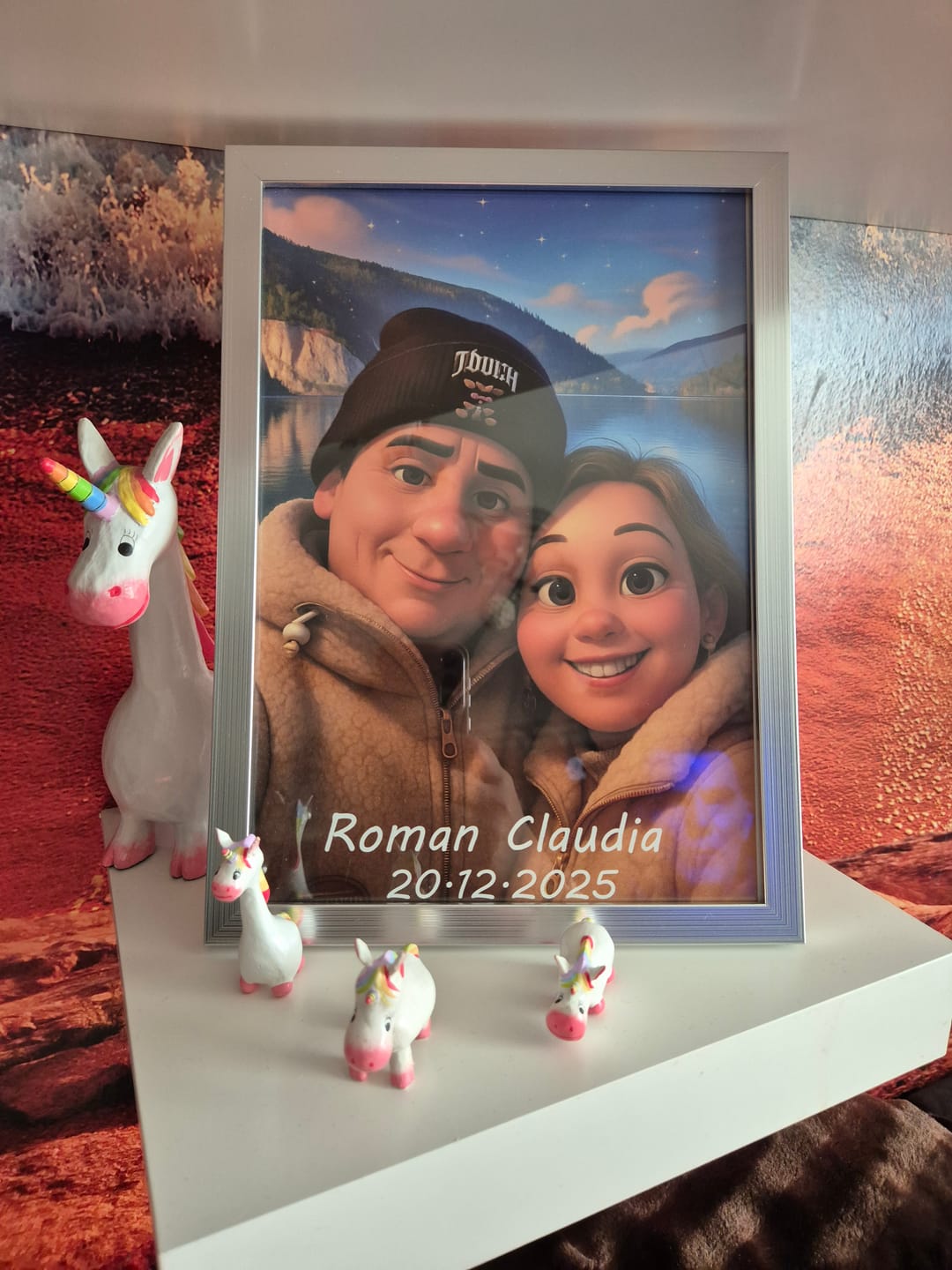 Customer photo review of Cartoon Love - Personalisiertes Poster mit Cartoon 3D Effekt im Comic Style