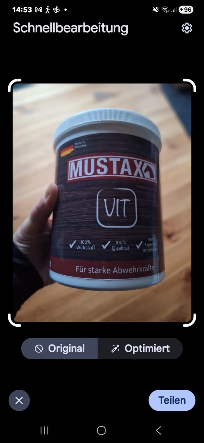 Customer photo review of MUSTAX Vitamin