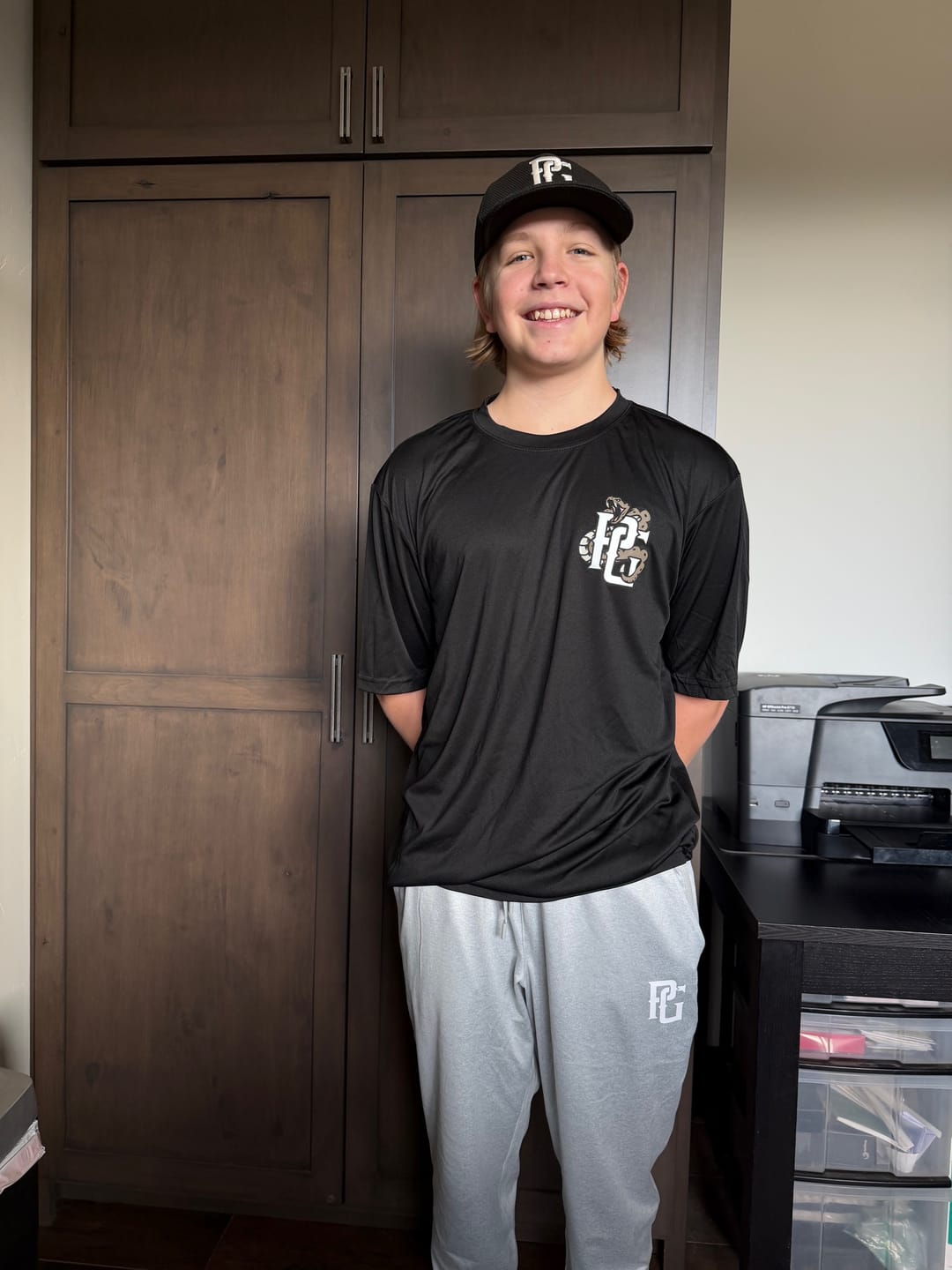 Customer photo review of STRIKE PERFORMANCE TEE