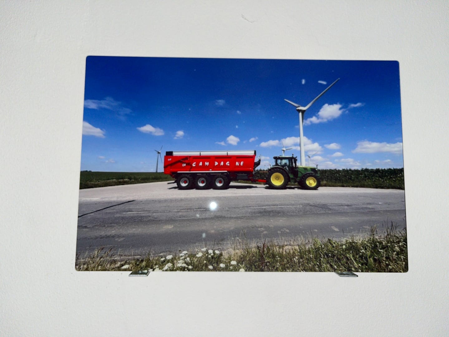 Customer photo review of Poster métallique personnalisable