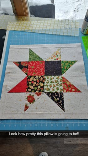 Customer photo review of Christmas Pillows Pattern Bundle | Digital PDF Pattern