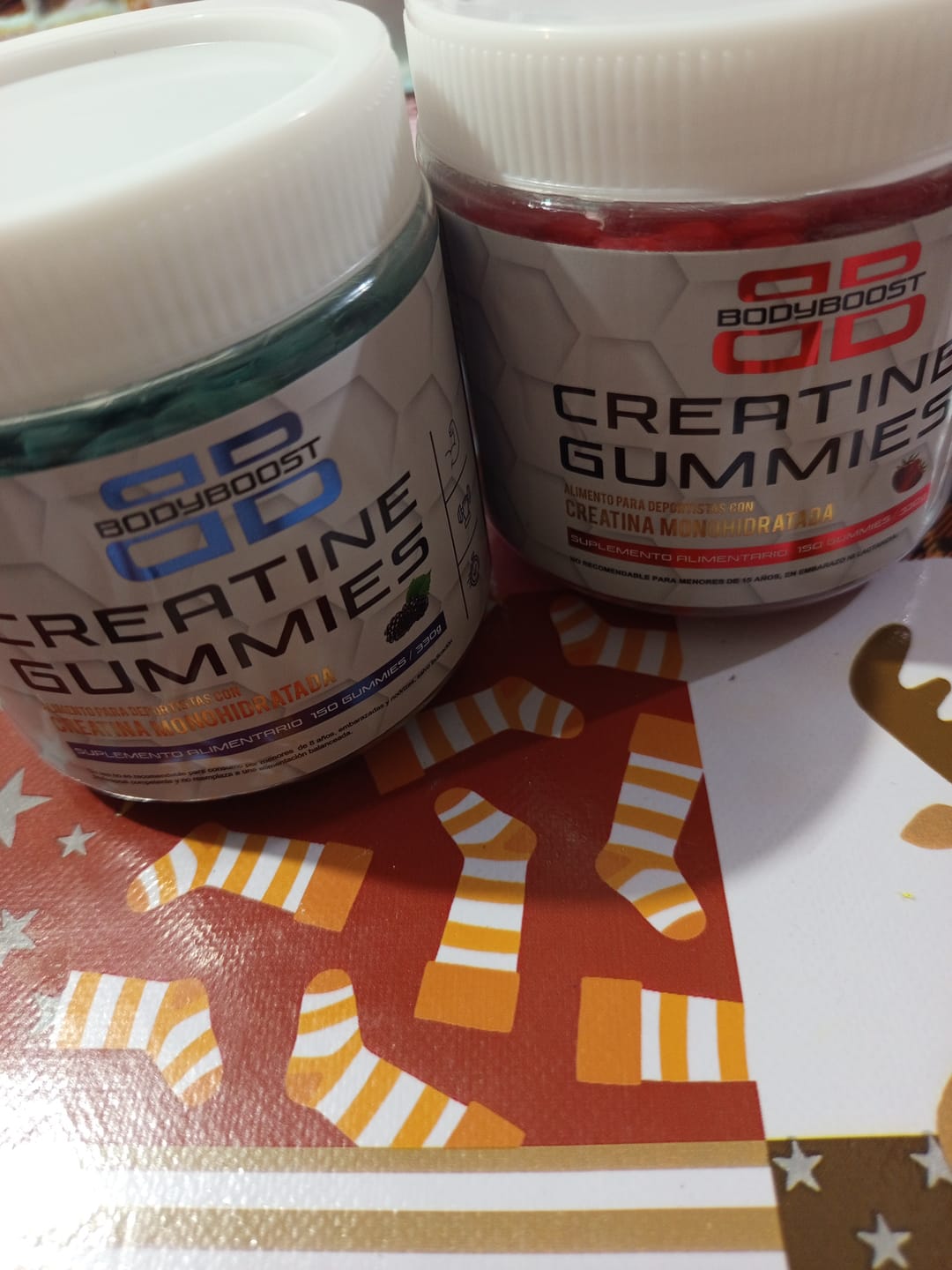 Customer photo review of Pack Creatinas Sabores Mixtos