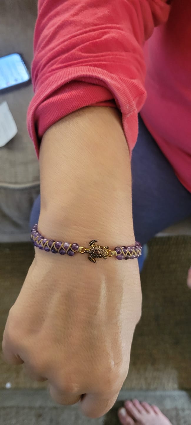 Customer photo review of Legendary Sea Turtle Bracelet