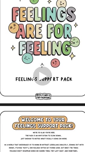 Customer video review of The Complete Self-Care Printable Bundle (All 3 Printable PDF's) - 100+ Pages of Tools, Guidance & Creative Support