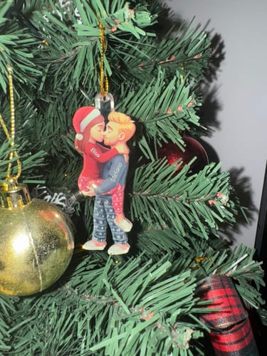 Customer photo review of Christmas Gifts For Husband And Wife - Personalized Acrylic Ornament