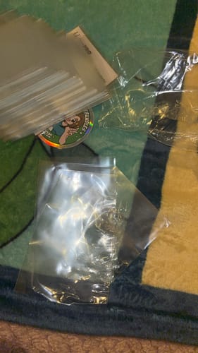 Customer photo review of Ultra Pro Soft Trading Card Sleeves (100 sleeves)