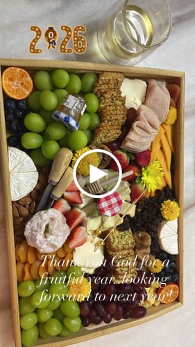 Customer video review of Glenmarie Cheese Lovers Charcuterie Grazing Platter (with Solid Wooden Tray) [Available in KL & Selangor only]