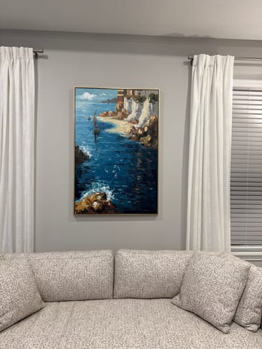 Customer review photo for Plaster Art Texture Painting #SG438