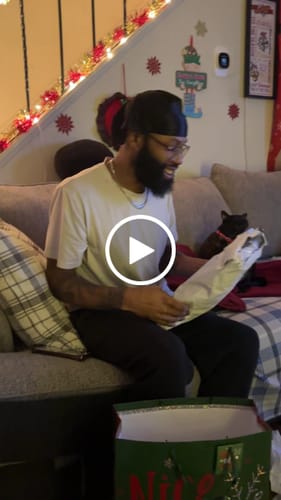 Customer video review of Spicy Custom Embroidered Photo Hoodie
