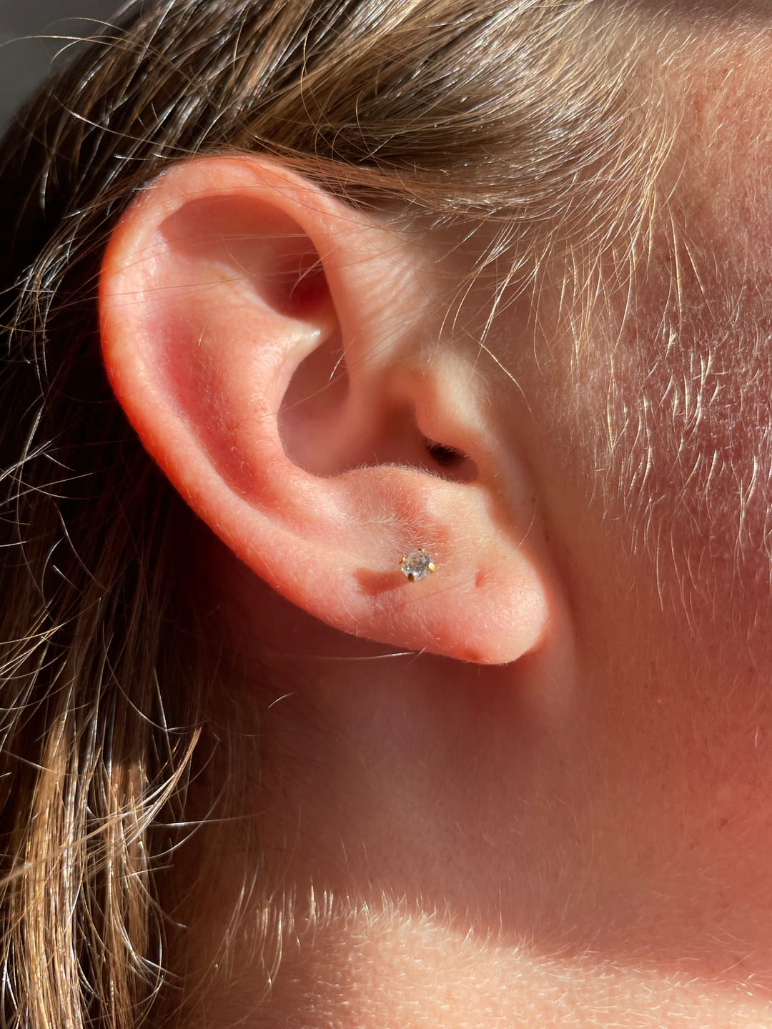 Customer photo review of The PVD Prong Stud Top
